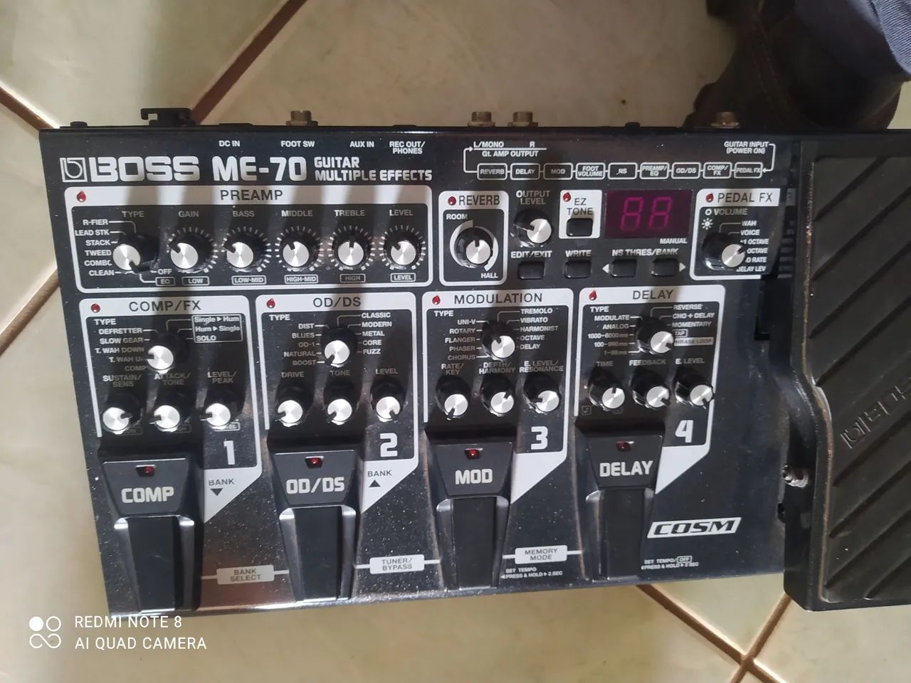 Boss me 70 pedaleira  - Foto 3