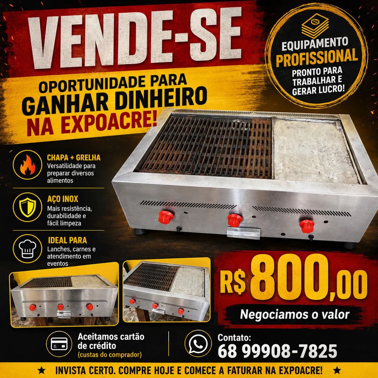 Venda de chapa 