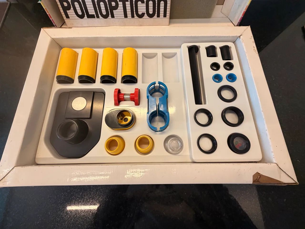 Poliopticon - brinquedo antigo para montar instrumentos ópticos - Foto 2