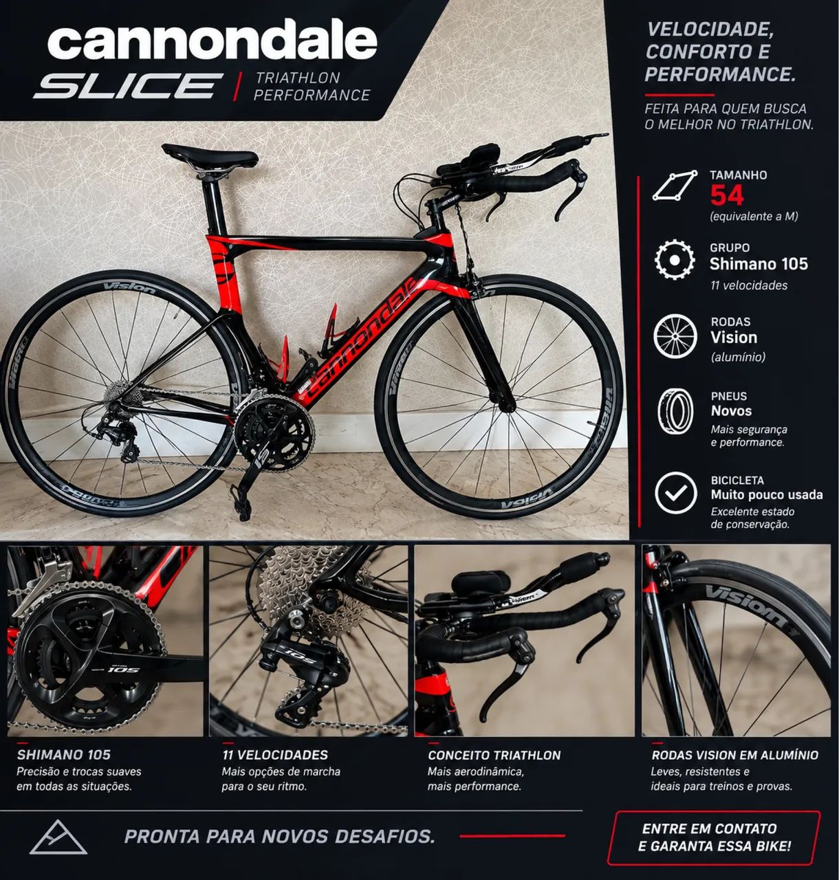 Cannondale TT Slice - 54 