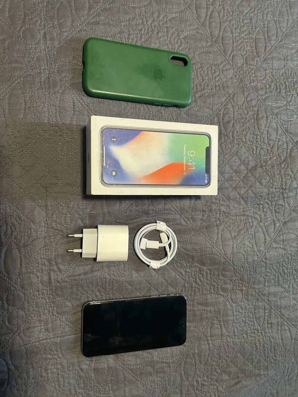 iPhone X 256GB Branco | Bateria 100% | Caixa e Acessórios | Leia a
