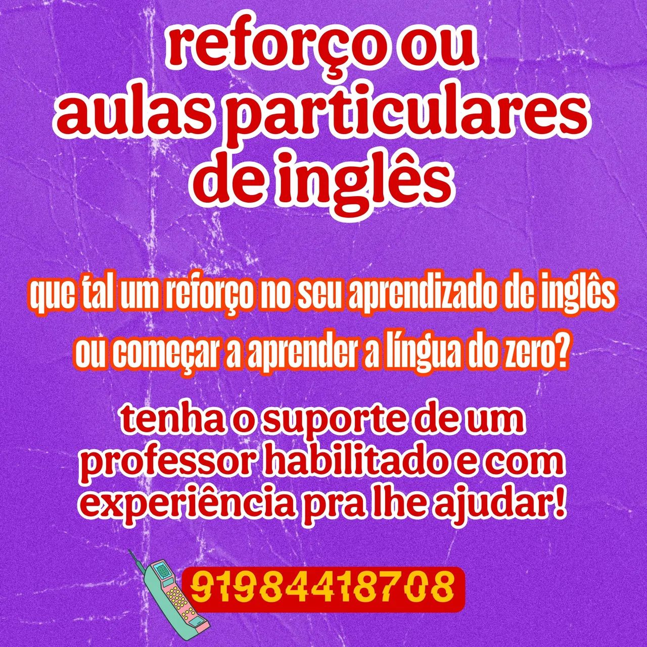 professor particular de inglês 