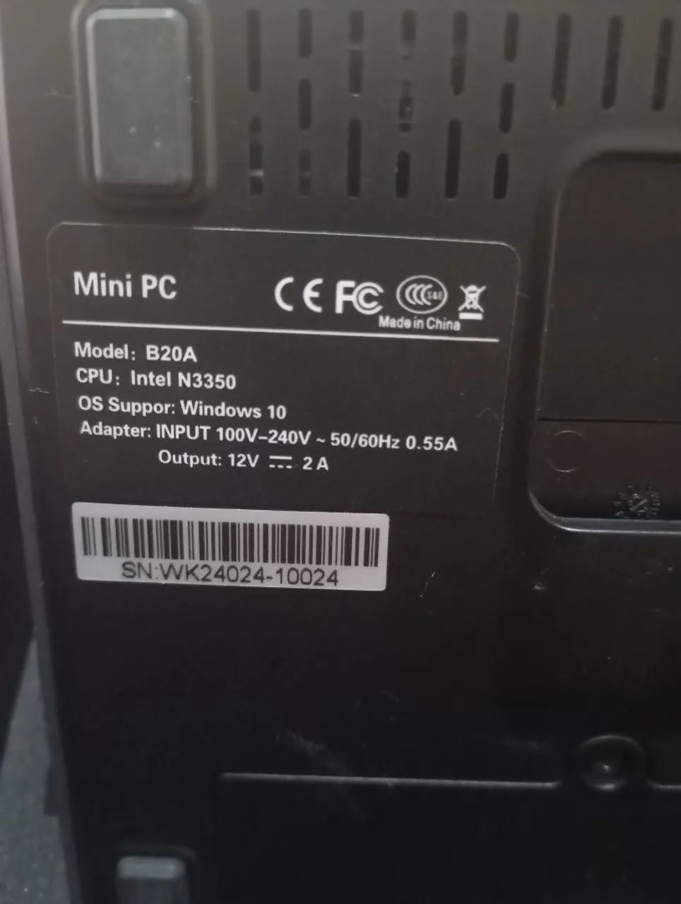 Mini PC B20A