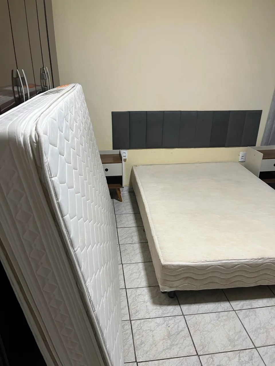 Cama box casal com colchão  - Foto 3
