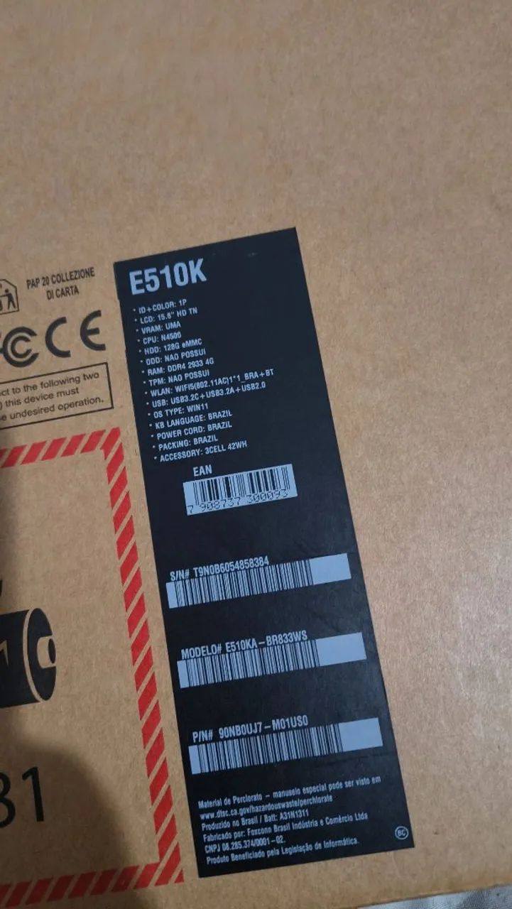 ? Notebook ASUS Vivobook Go 15 - Rosa | Pouquíssimo uso - Foto 5