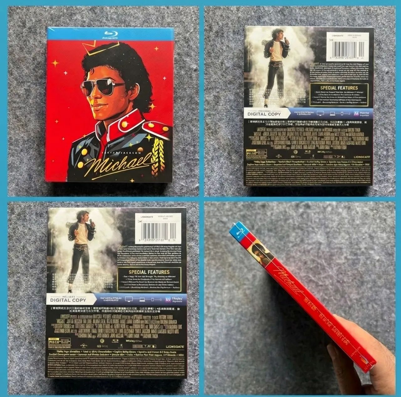 Blu-ray Michael (filme) Michael Jackson 