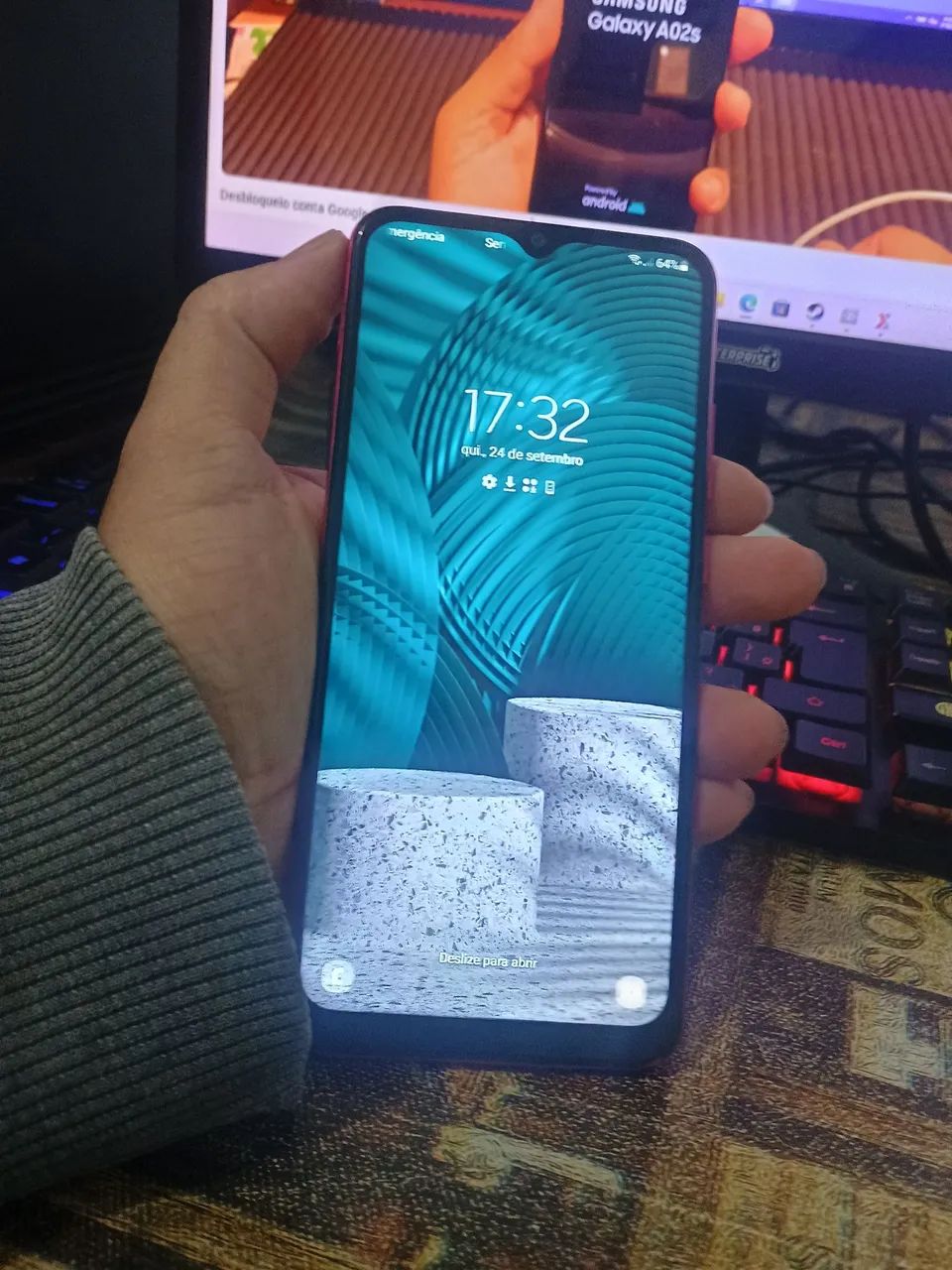 A02s Plus com fone e carregador - Foto 2