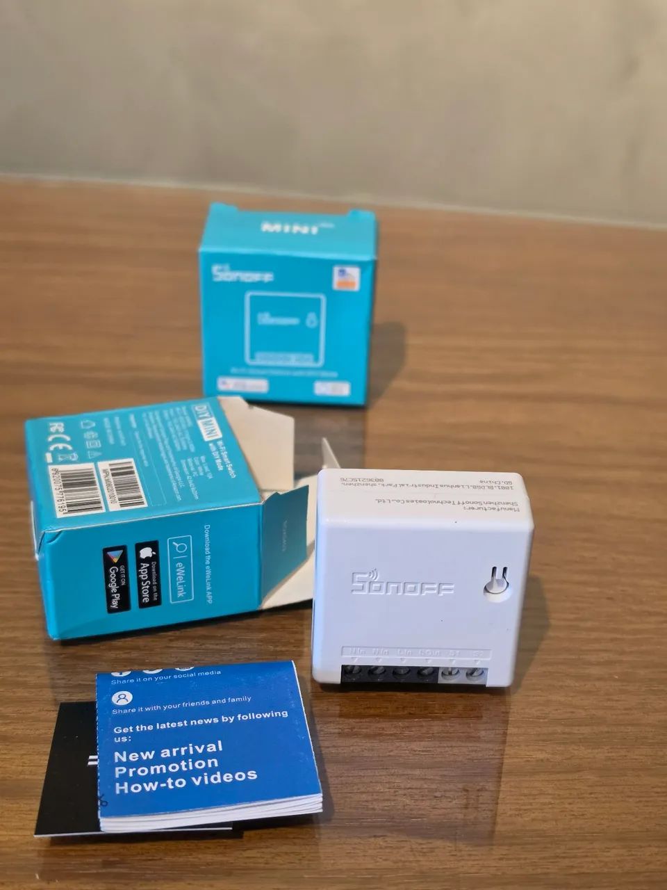 Interruptor Sonoff Mini R2 Wifi Automação Alexa E Google duas unidades - Foto 2