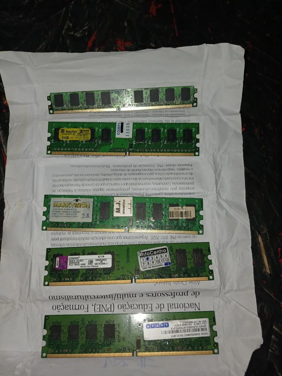 Memórias Ram ddr2 desktop  - Foto 5