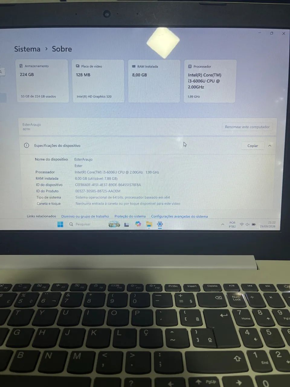 Lenovo Ideapad 320i - Foto 3