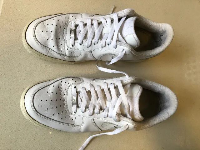 Tênis Nike Air Force 1 One '07 Low Triple White 44br (12 Us) - Foto 2