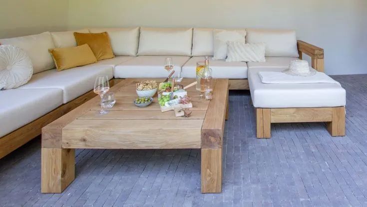 Sofás de luxo em madeira maciça  - Foto 2