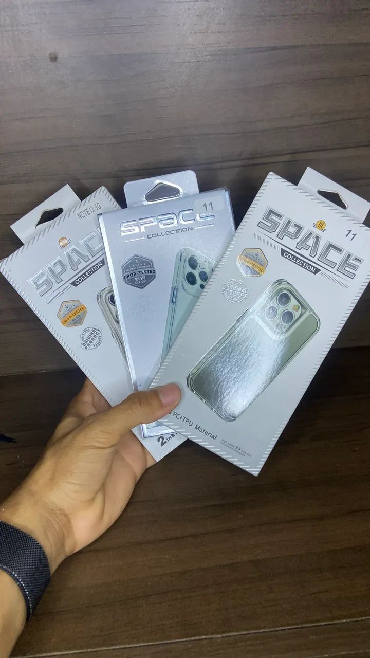 CAPA SPACE TRANSPARENTE ANTI IMPACTO