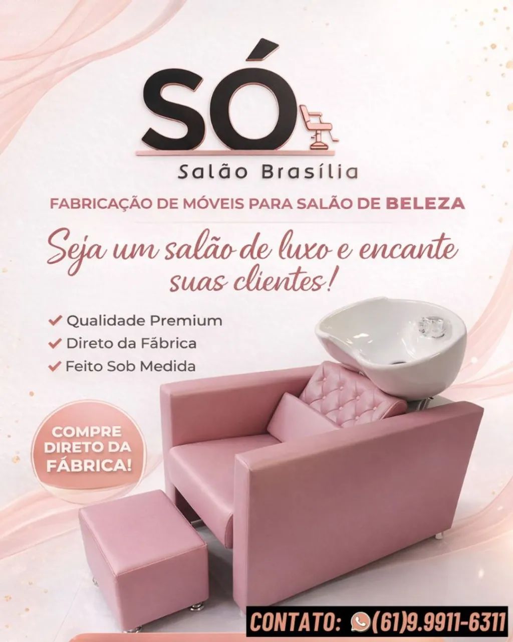 Fábrica de móveis para salão de beleza 