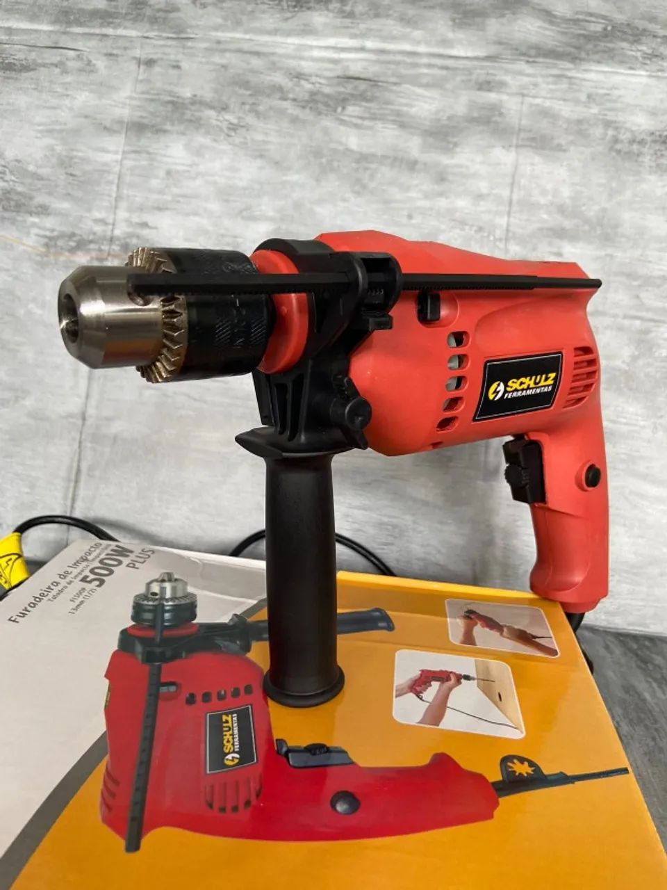 Furadeira Schulz 1/2pol 13mm Reverse - 500W - Ferramentas de