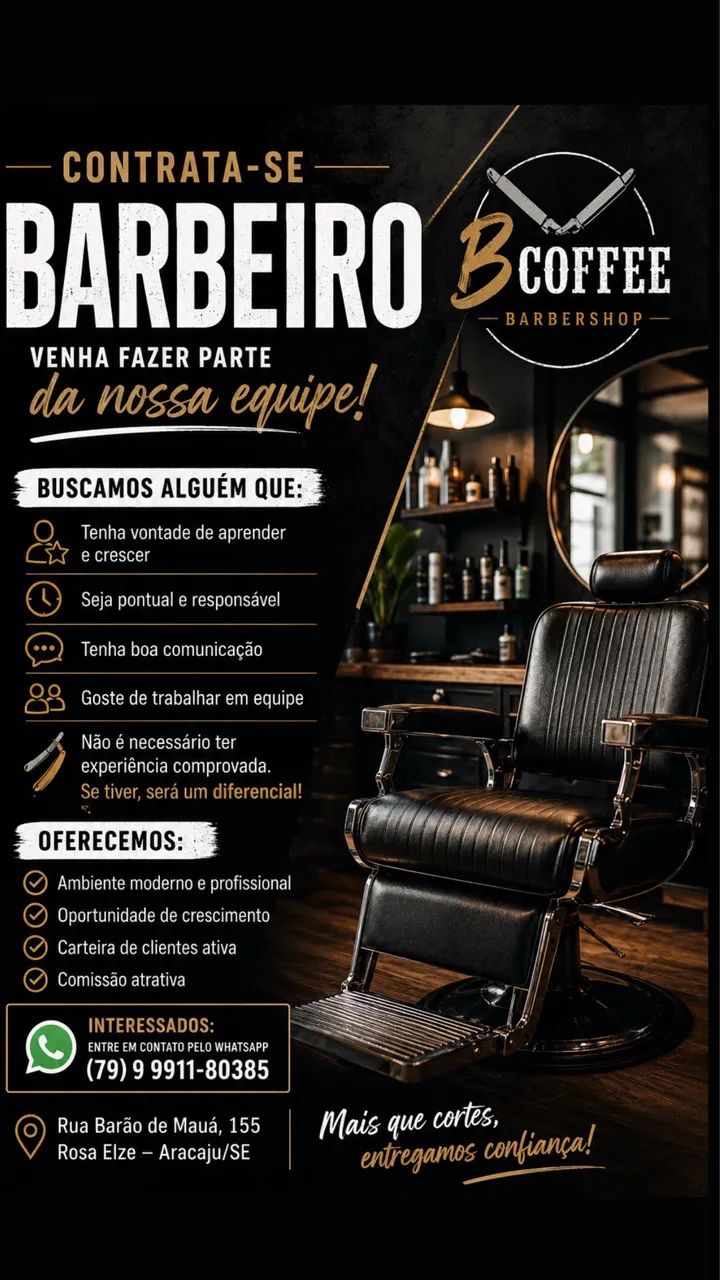 Vaga barbearia 