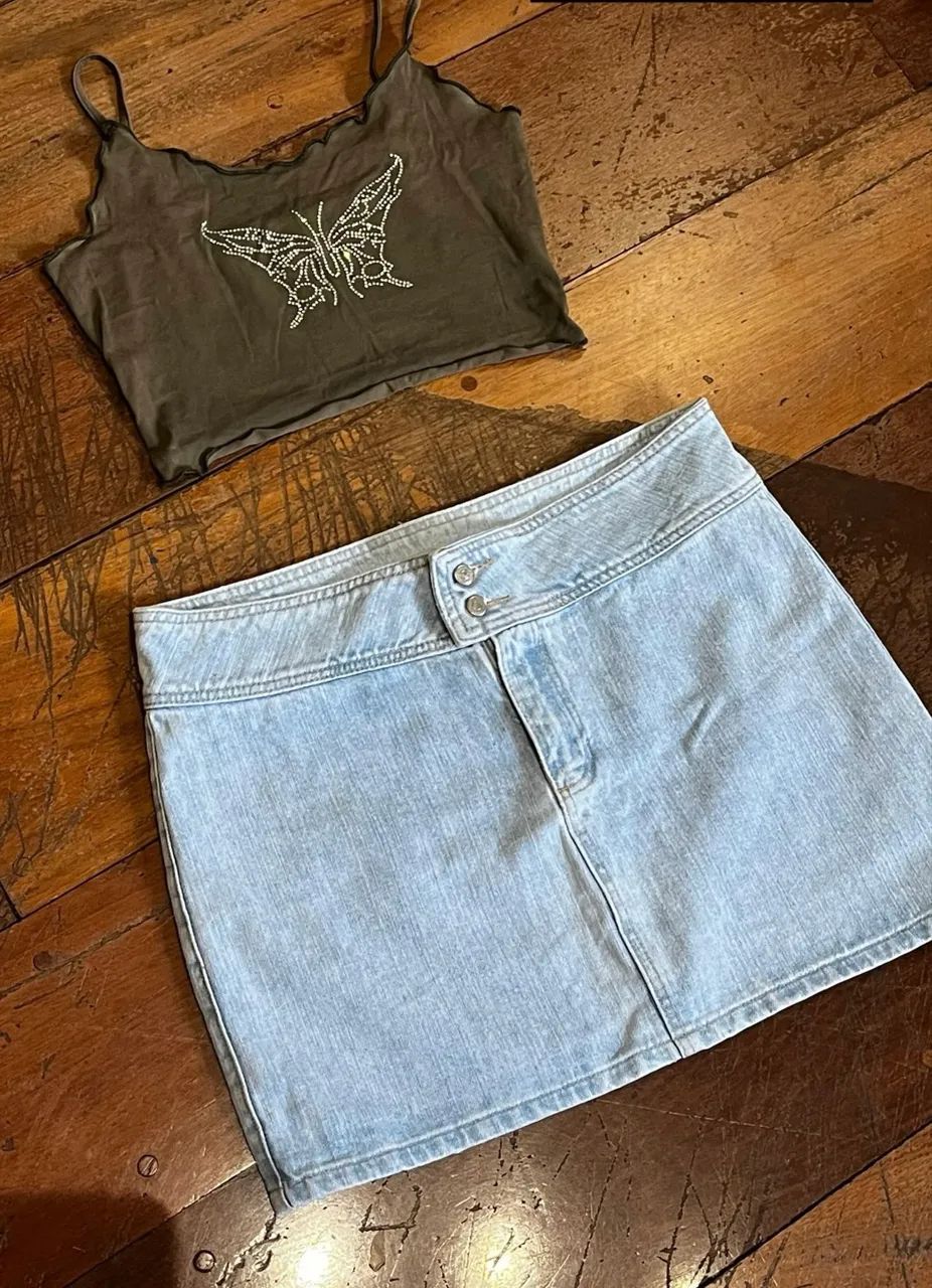 chinelo, saias e croppeds! qualquer peça R$20,00 - Foto 4