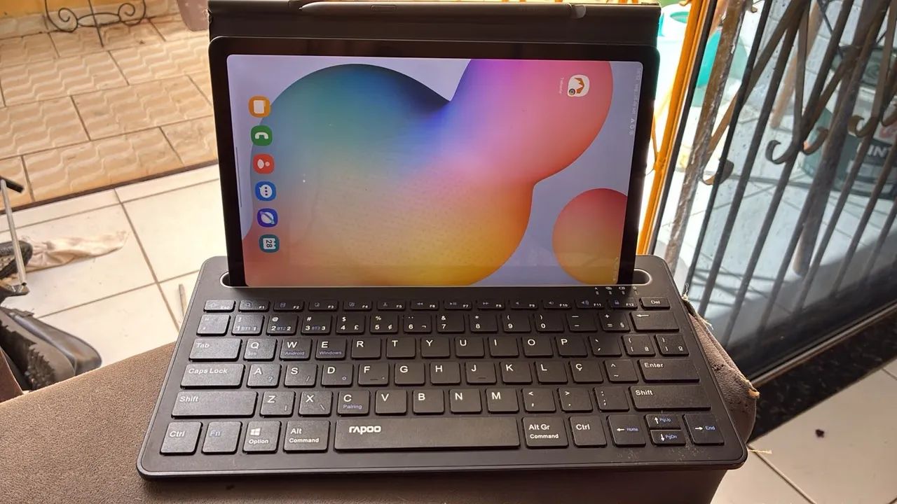 Tablet Samsung Tab s6 com teclado sem fio