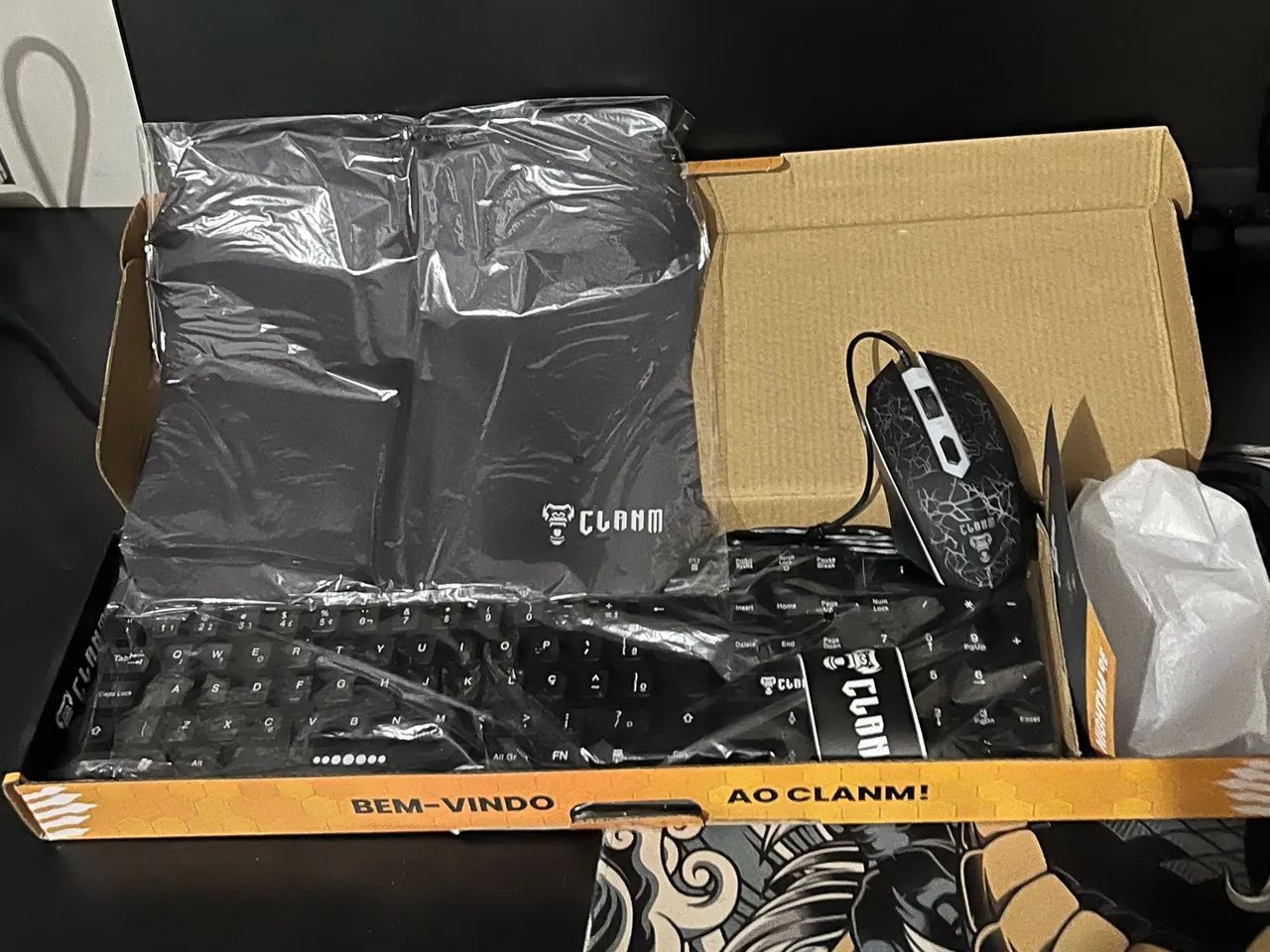 Kit gamer - Teclado, mouse e mousepad " 149" - Foto 3