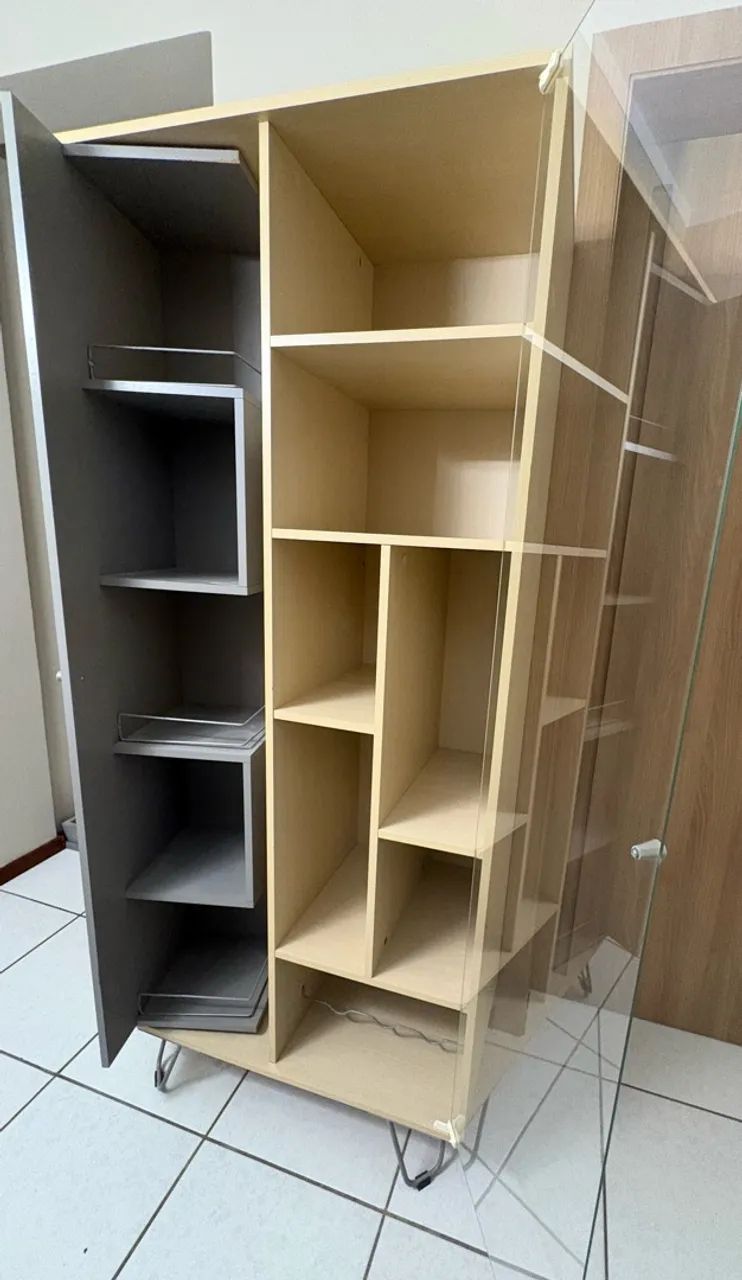 Armário/cristaleira Kappesberg com Porta de Vidro - Foto 2