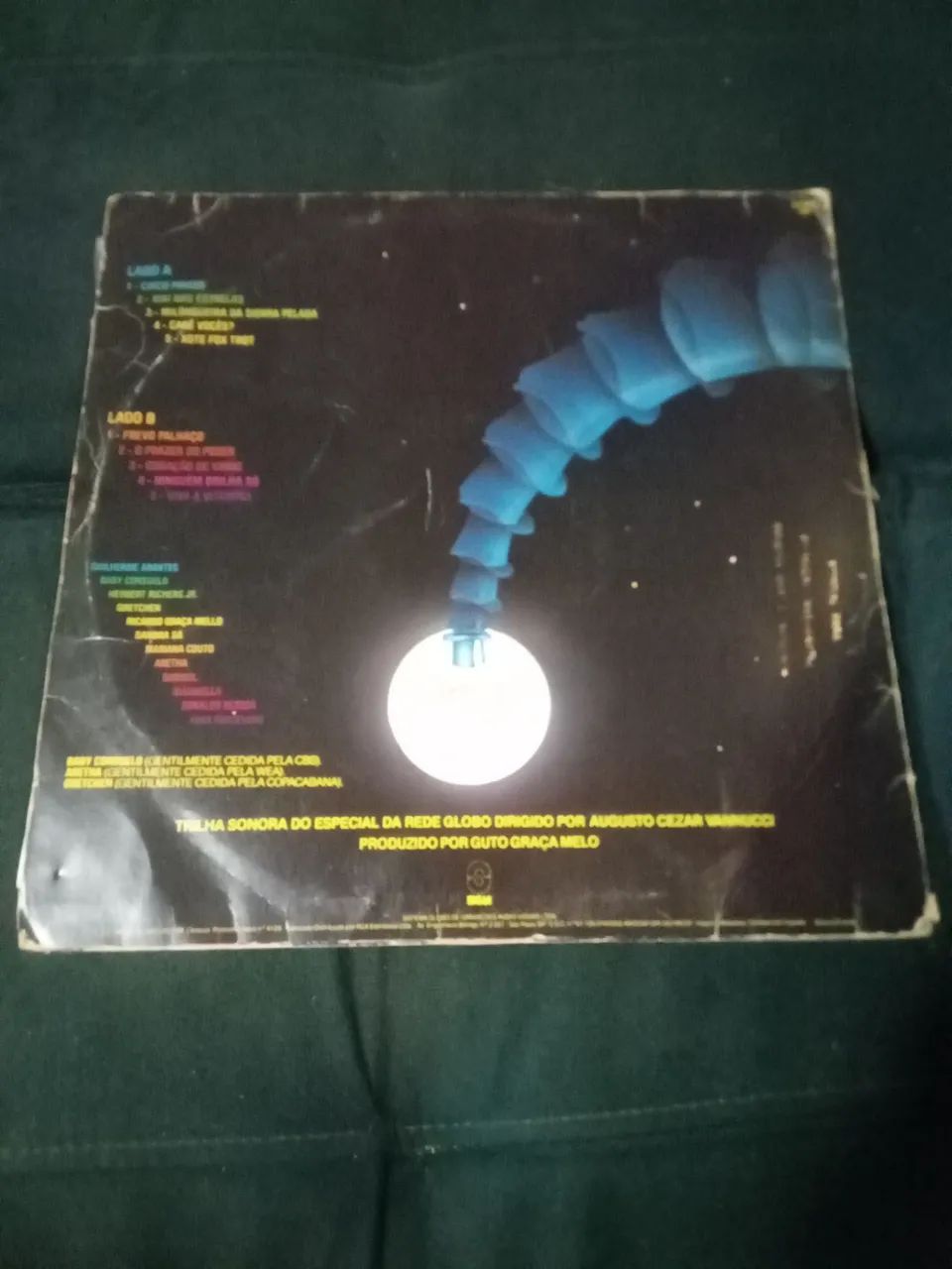 LP disco vinil com autógrafo de Guilherme Arantes Pirlimpimpim 2 - Foto 3