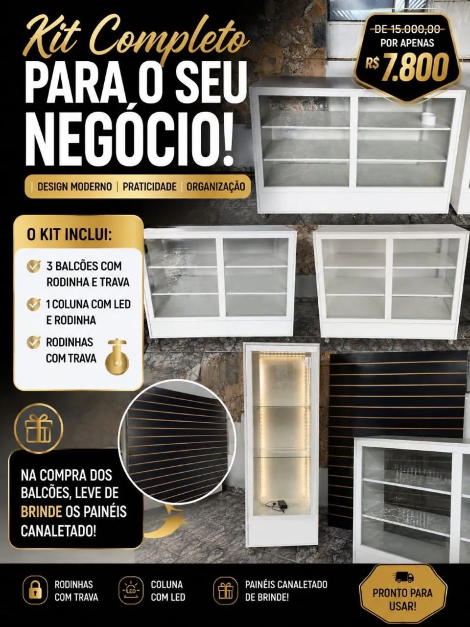 Vendo Kit Completo para loja