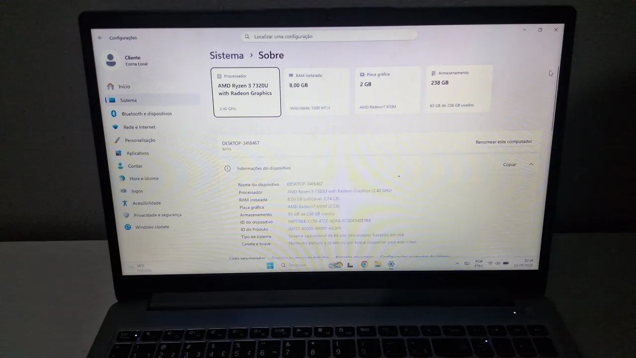 Nootbook Ryzen  - Foto 2