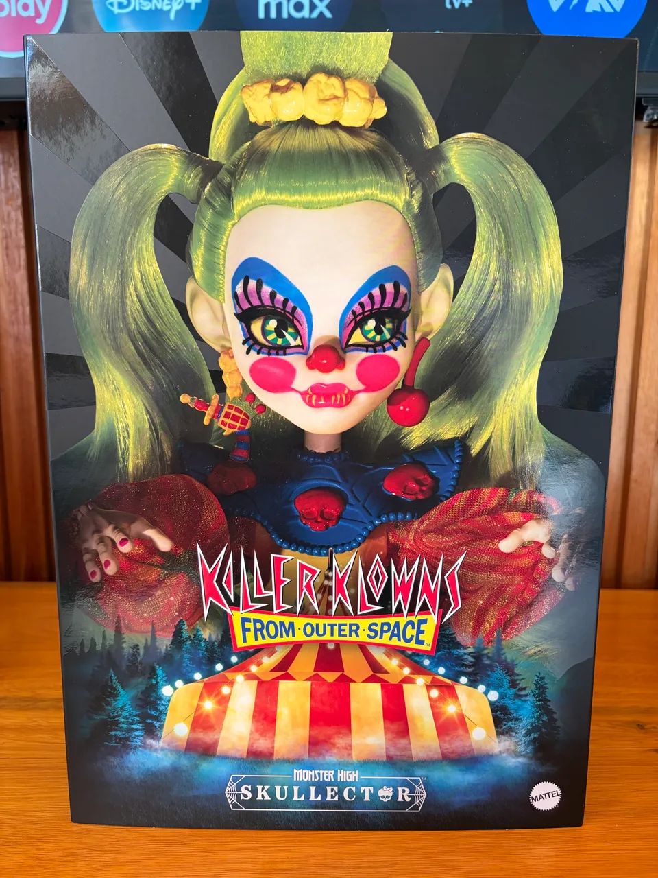 Boneca Monster high Skullector Killer Klowns Palhaça lacrada  - Foto 4