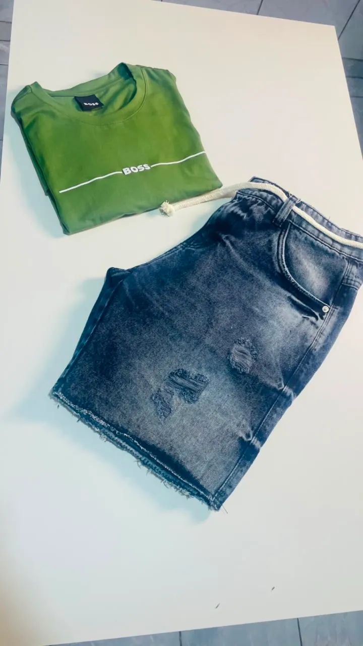 Camisa e bermuda jogador