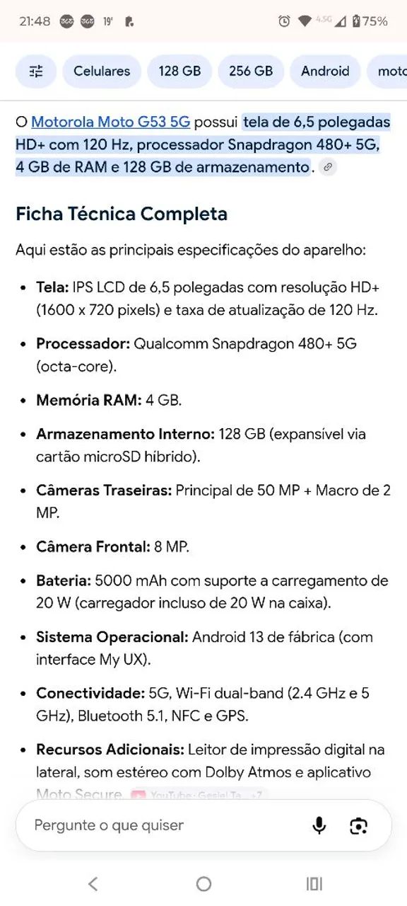 Moto G53 G5  - Foto 4