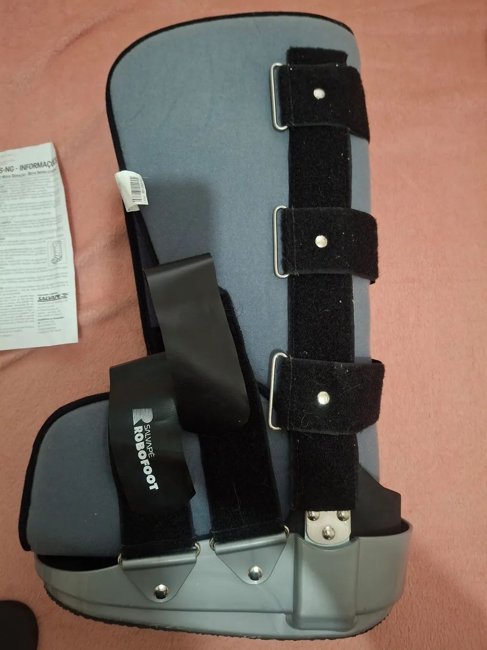 Bota Robofoot cinza para fratura - Foto 2