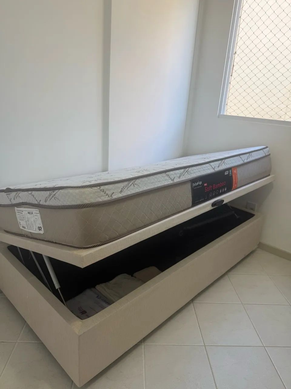 Cama de solteiro com baú  - Foto 4