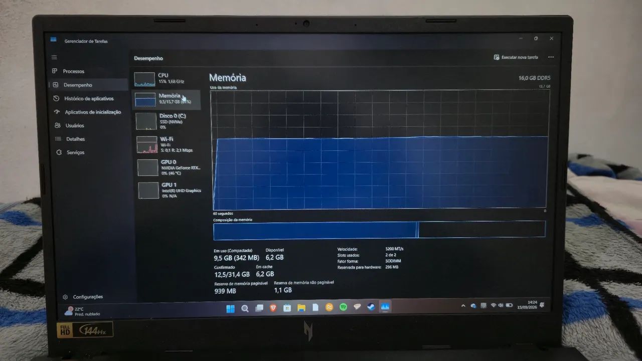 Notebook Acer nitro v15 - rtx 4050 - Foto 5