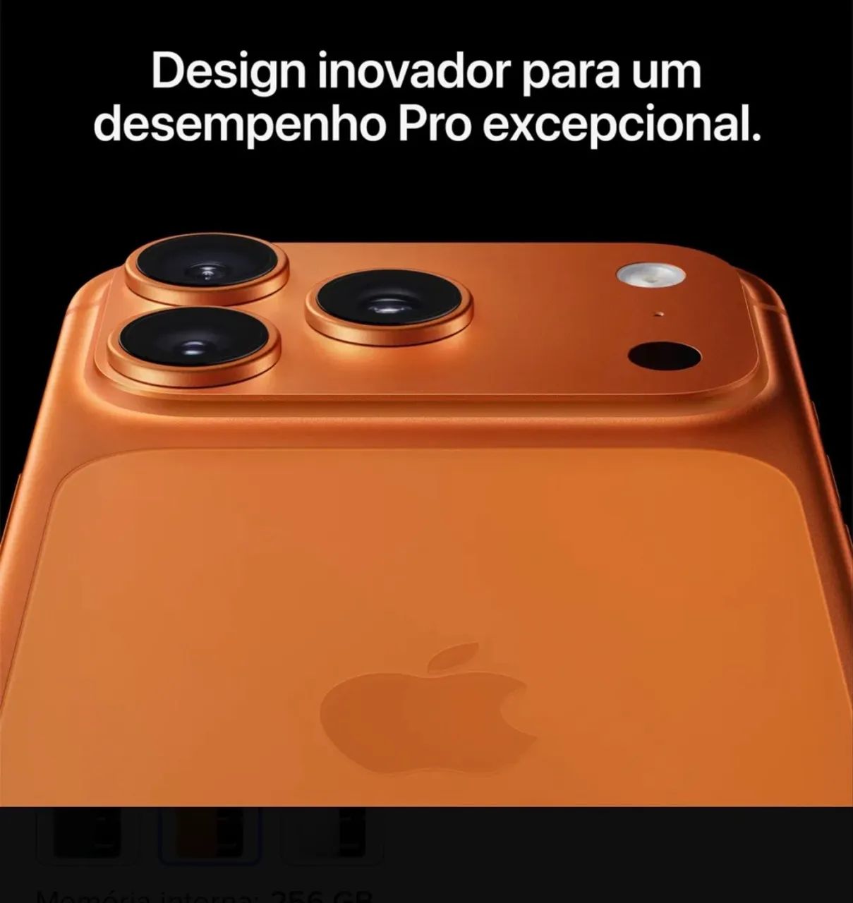 iPhone 17 Pro Max 256GB - Laranja-cósmico - Foto 4