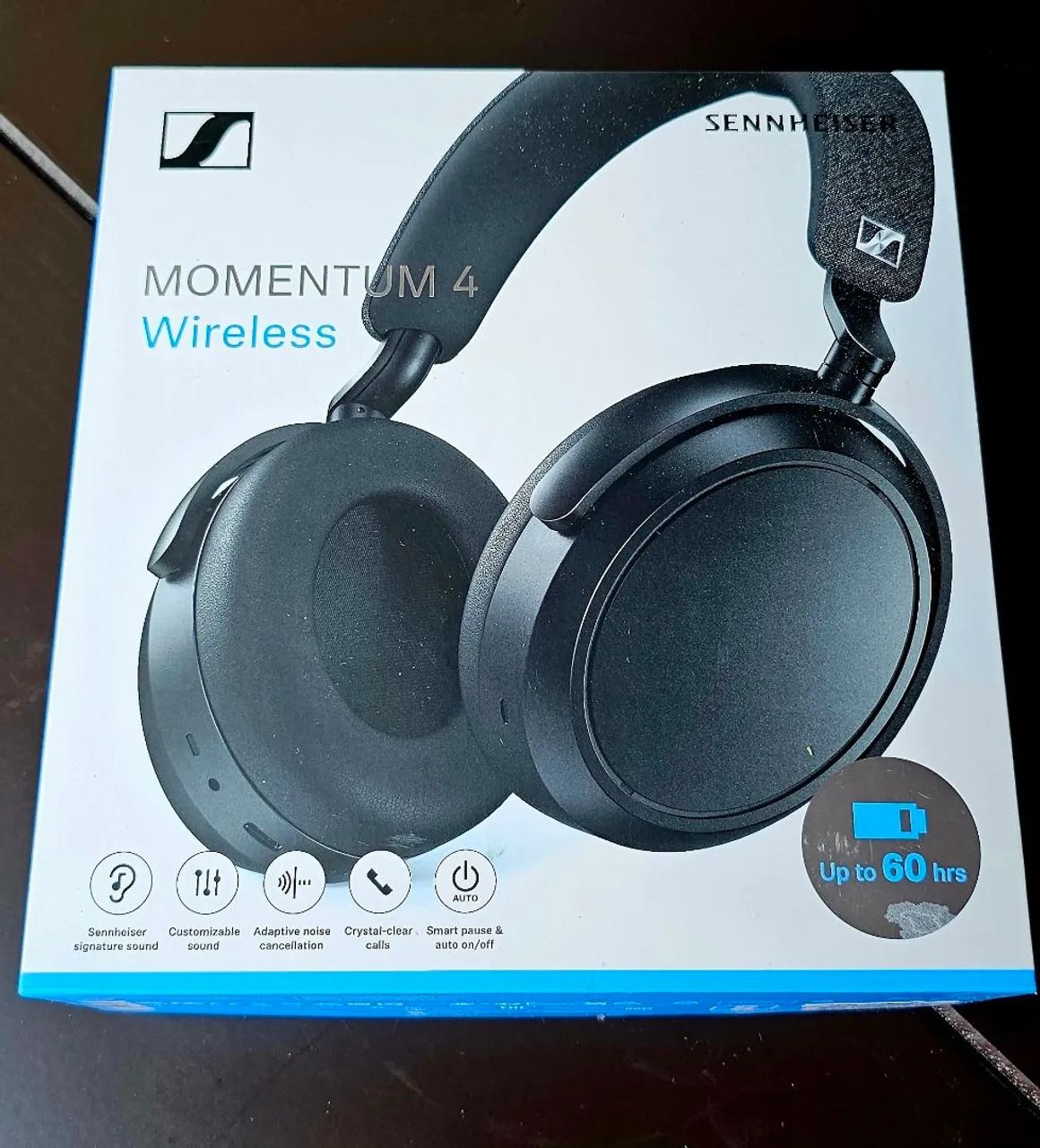 Sennheiser Momentum 4 - bluetooth - ultra premium - 60h de Bateria