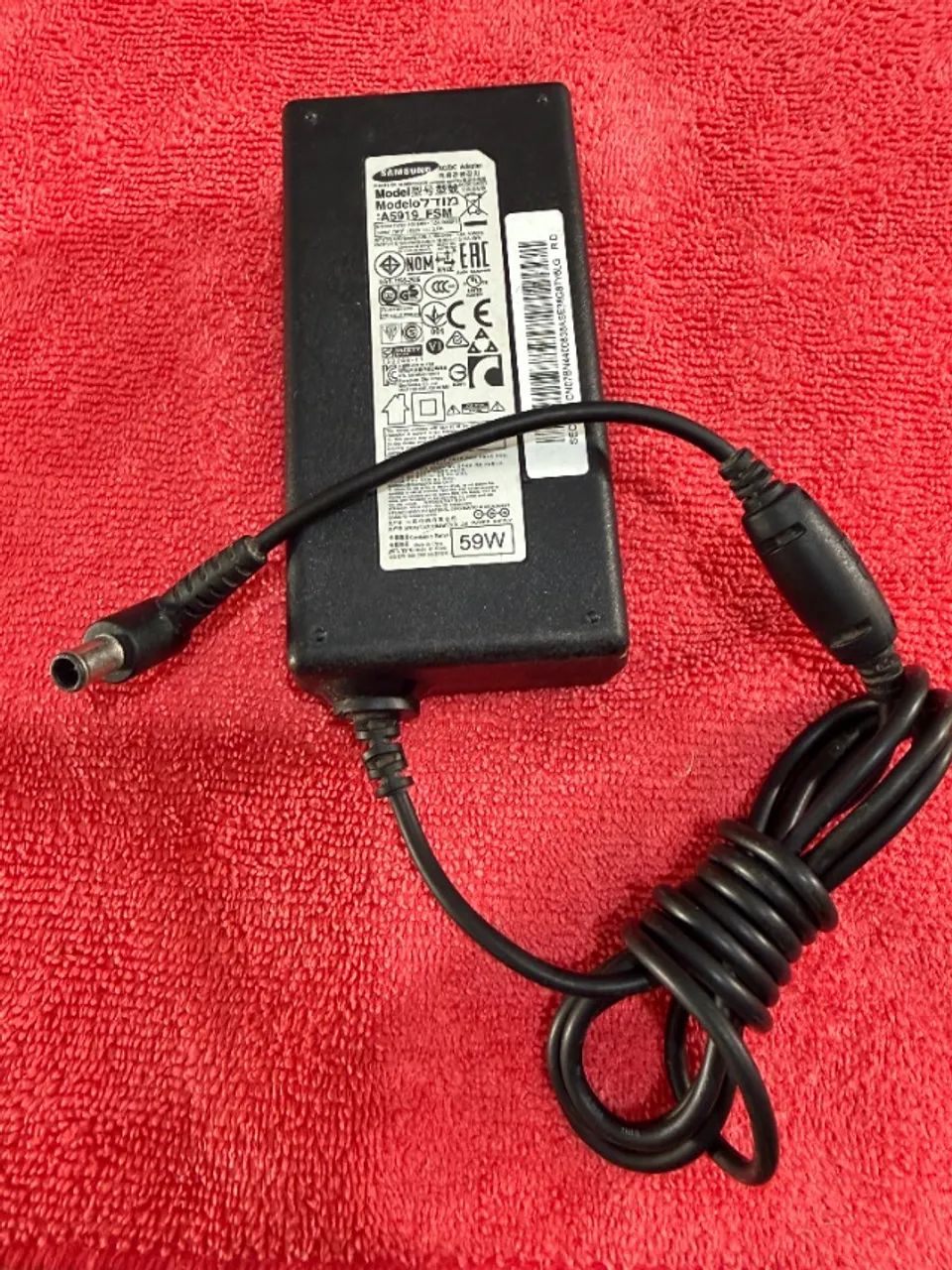 Carregador / Fonte Original TV Samsung 32 Polegadas 19V 3.17A A5919_FSM 