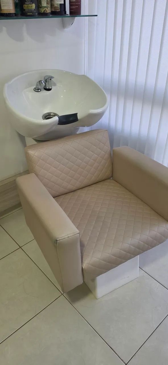 Lavatório Creme Usado (em bom estado)  - Foto 5
