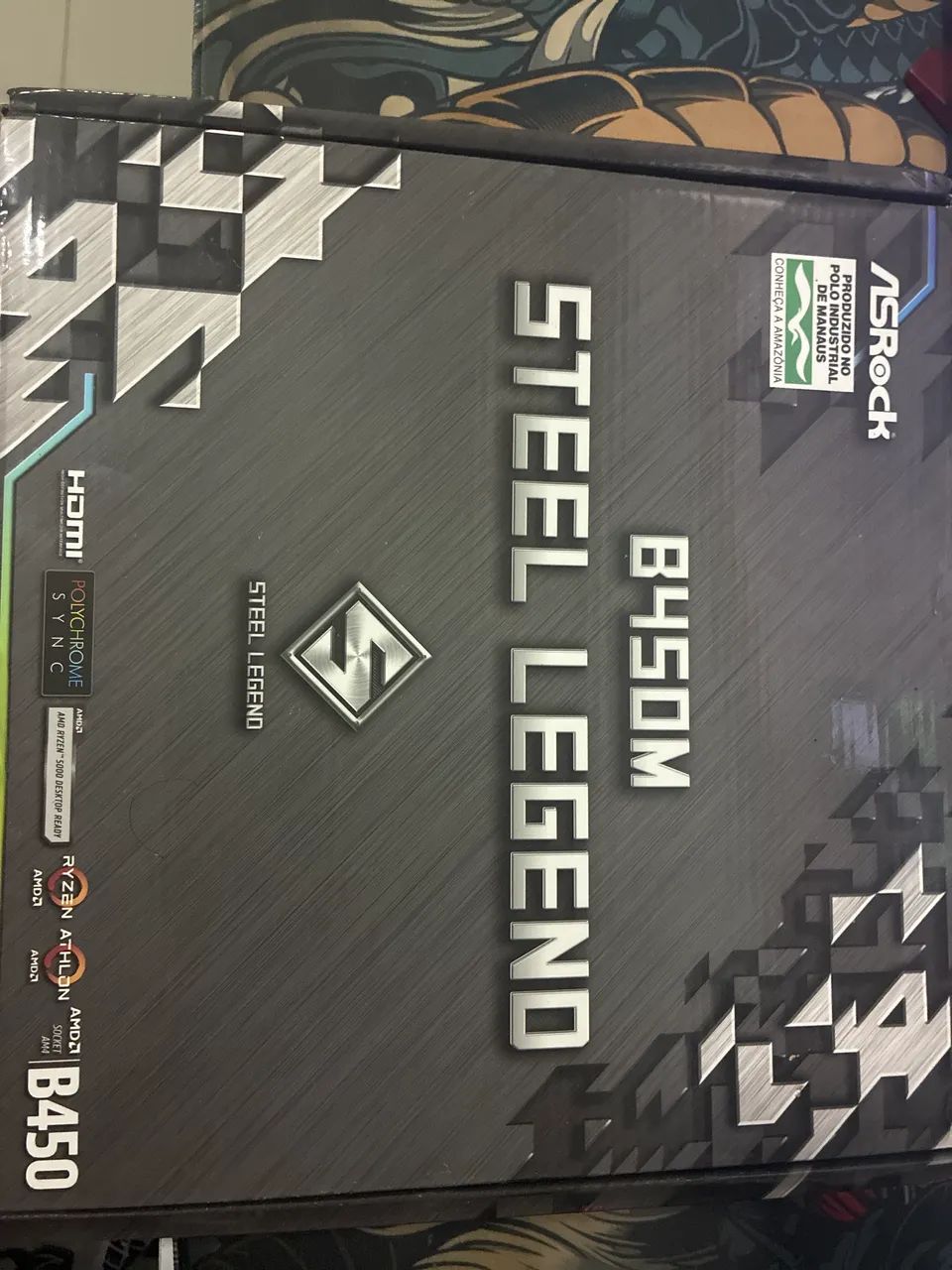 Placa Mãe B450M Steel Legend