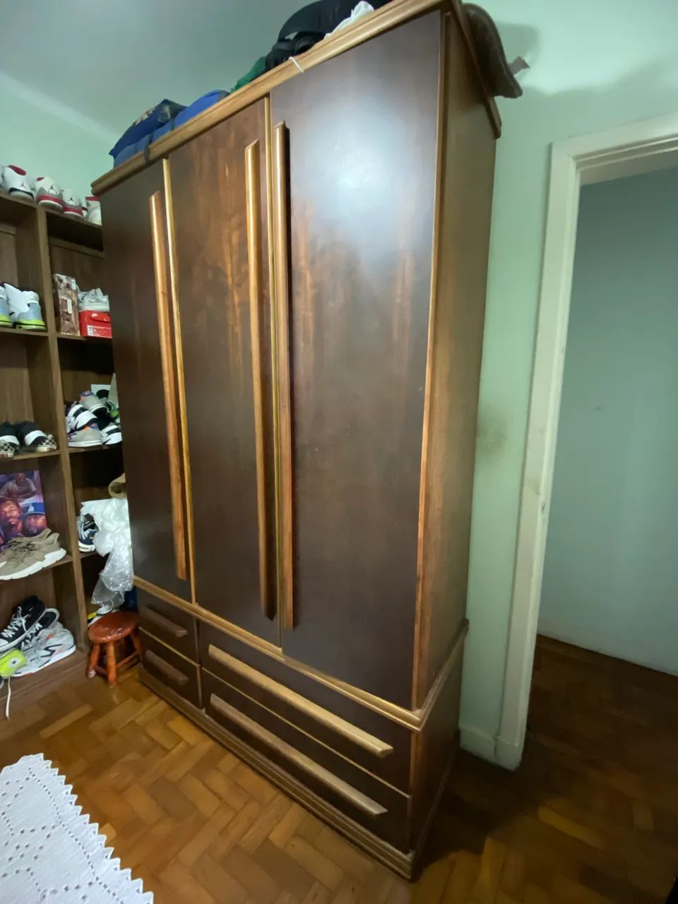 Guarda Roupa de Madeira Maciça Solteiro  - Foto 3
