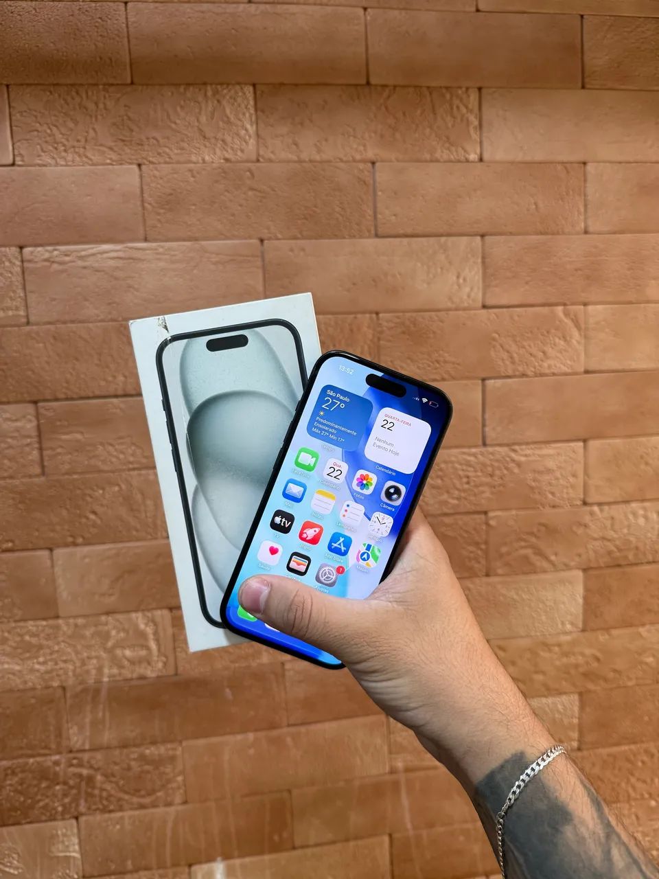 iPhone 15 128gb com garantia - levo até sua casa  - Foto 3