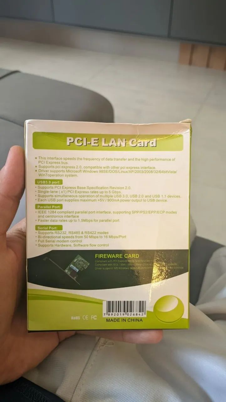 Placa de rede pci-e para computador  - Foto 2