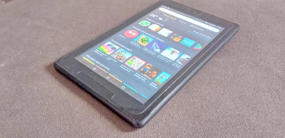 Tablet Amazon Fire 7 tela de 7 polegadas funcionando - Foto 3