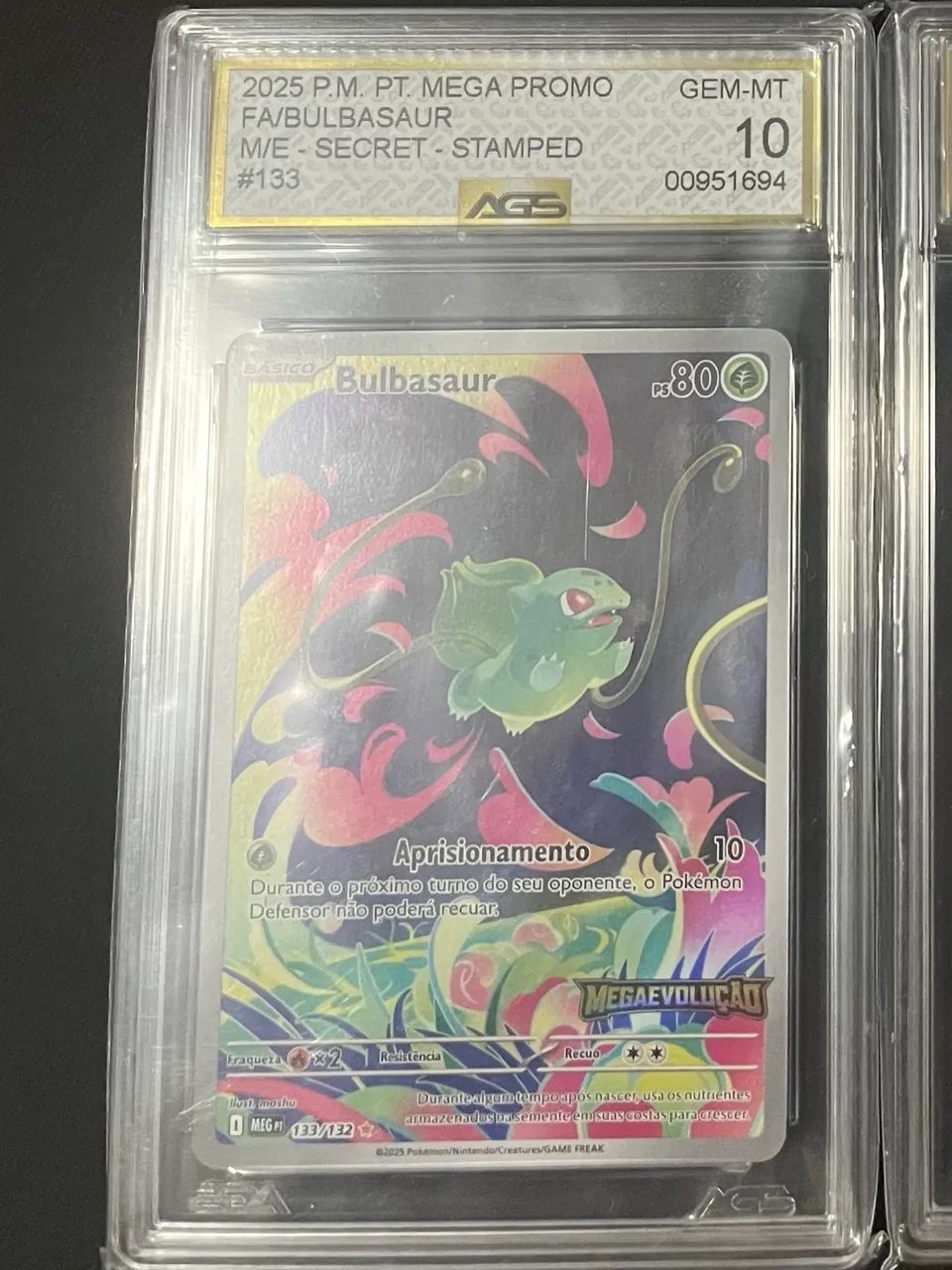 Card Bulbasaur Graduada