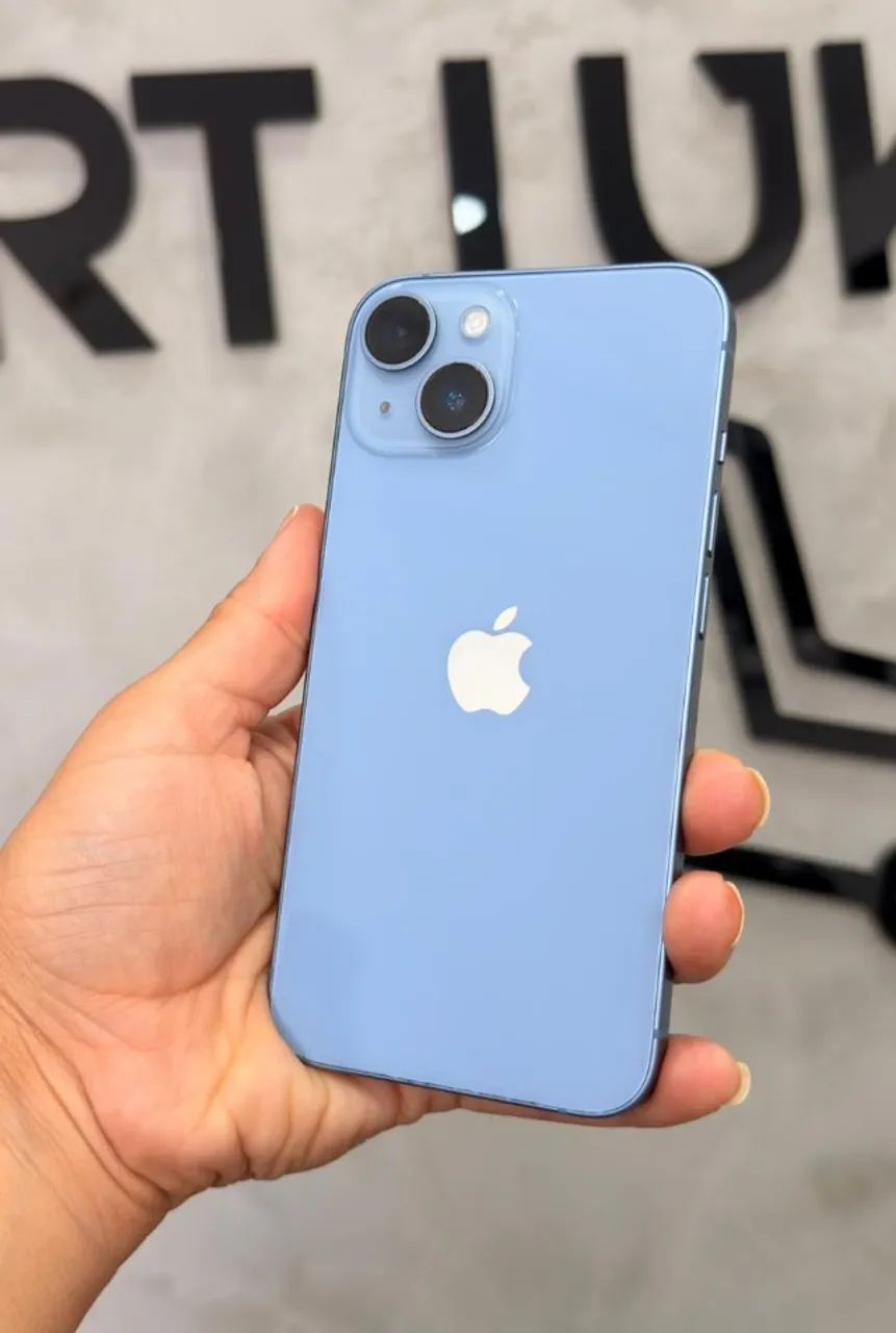 iPhone 14 Blue - 128GB 86% - Celulares e Smartphones - Jardim