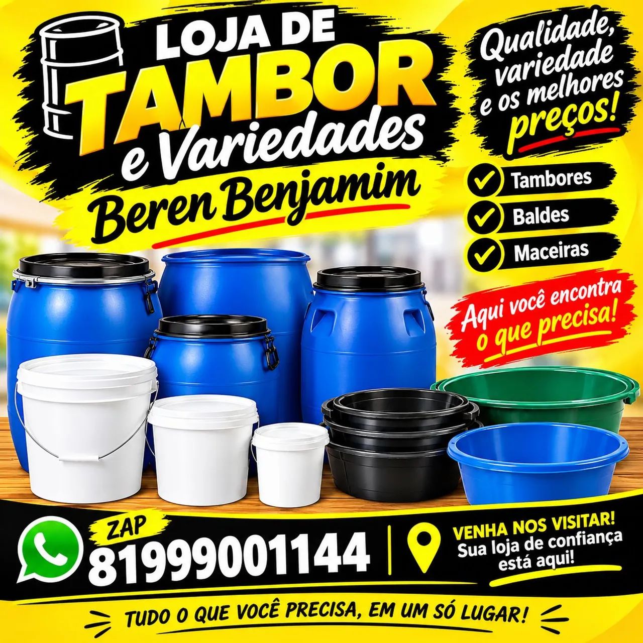 Tambor 80 litros 