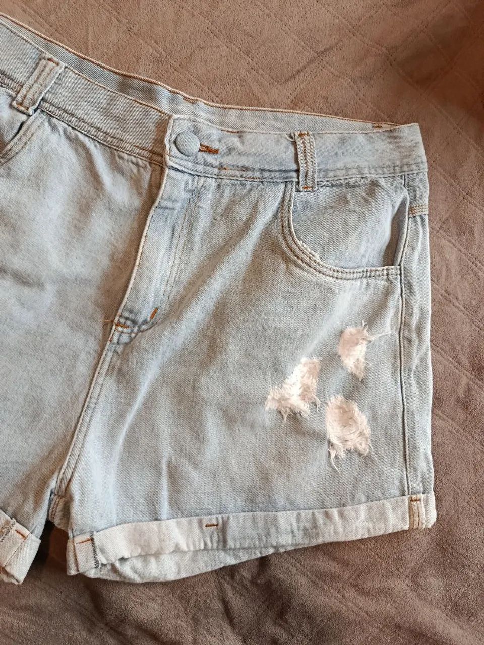 Short jeans feminino 50  - Foto 3