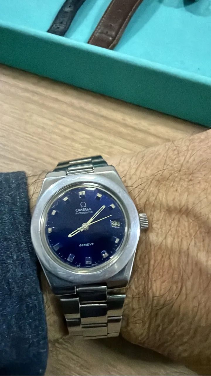 Omega automático Geneve azul vintage  5.000$ - Foto 2