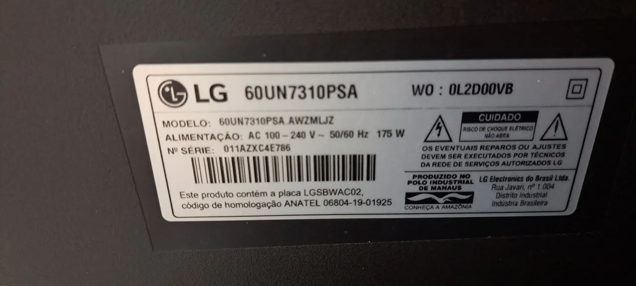 Tv LG 55 polegadas para retirar peças  - Foto 2