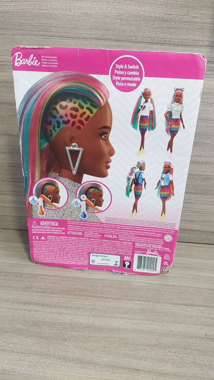 Barbie Penteado Arco Iris  - Foto 5