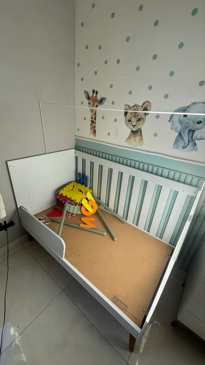 Berço que vira Mini Cama Bartira  - Foto 5
